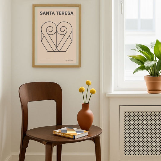 POSTER SANTA TERESA INSPIRADORA