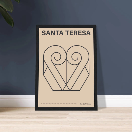 POSTER SANTA TERESA INSPIRADORA - Portais